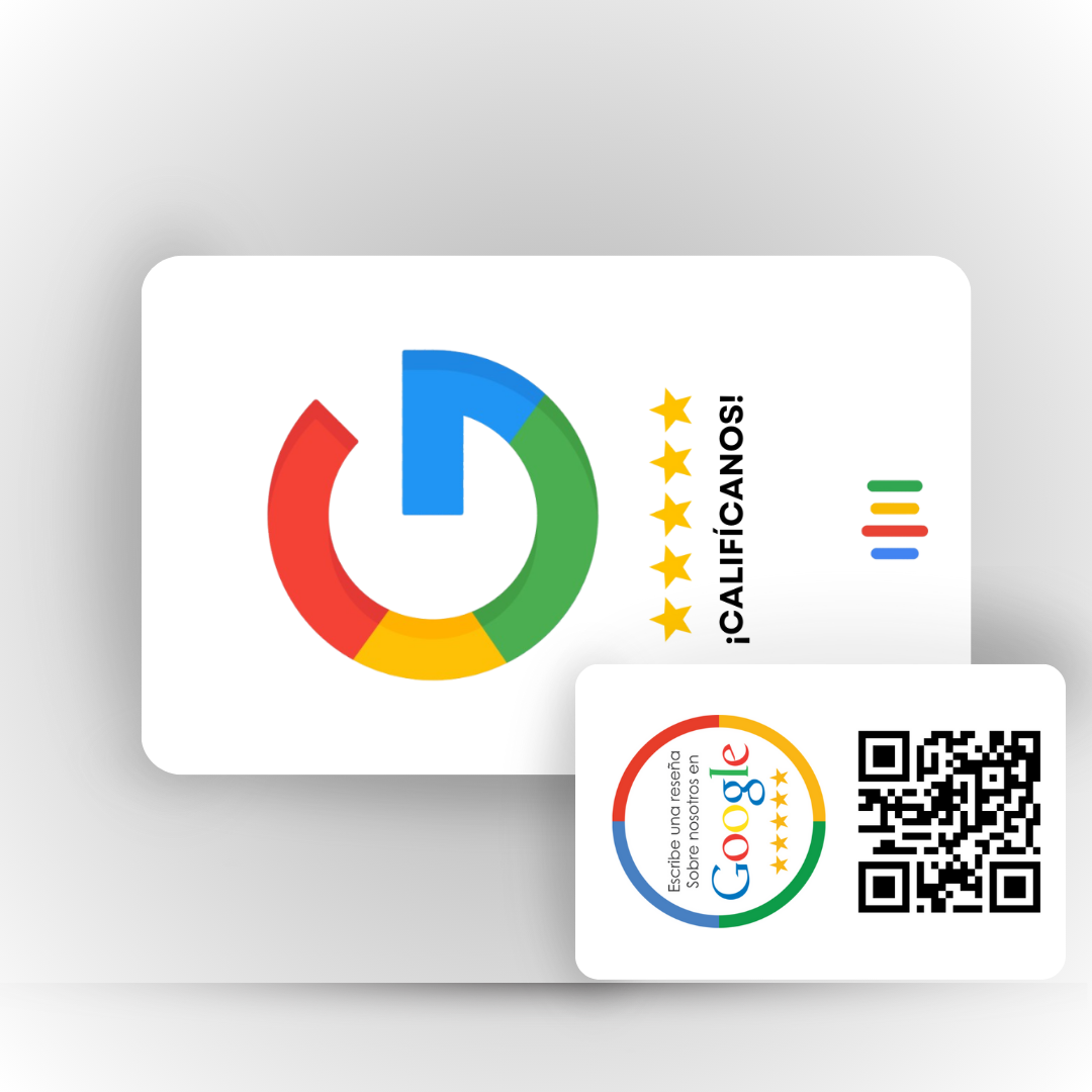 TARJETA RESEÑA DE GOOGLE