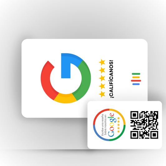 TARJETA RESEÑA DE GOOGLE